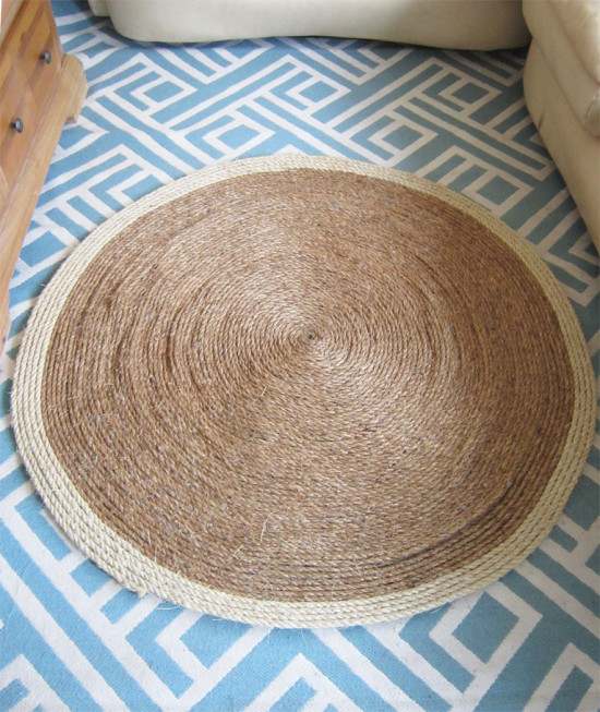 Rope Rug. DIY Home Decor Ideas