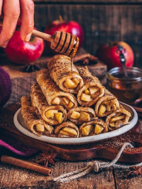 Apple Pie Roll-Ups.