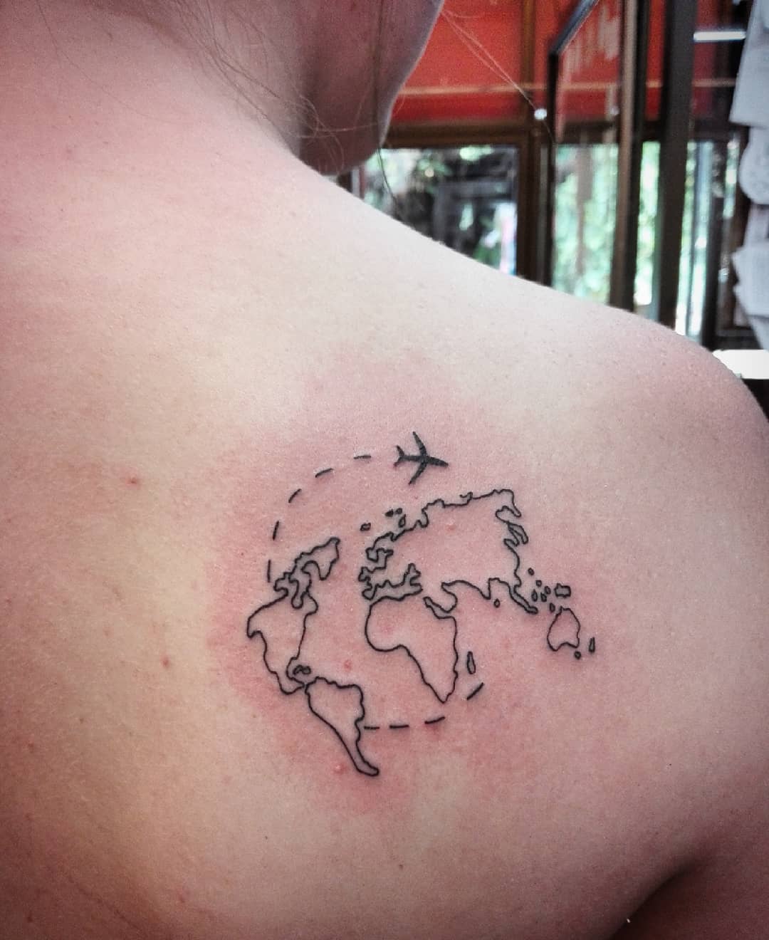 World Map Tattoos – Awesome Map Tattoos Ideas ⋆ BrassLook