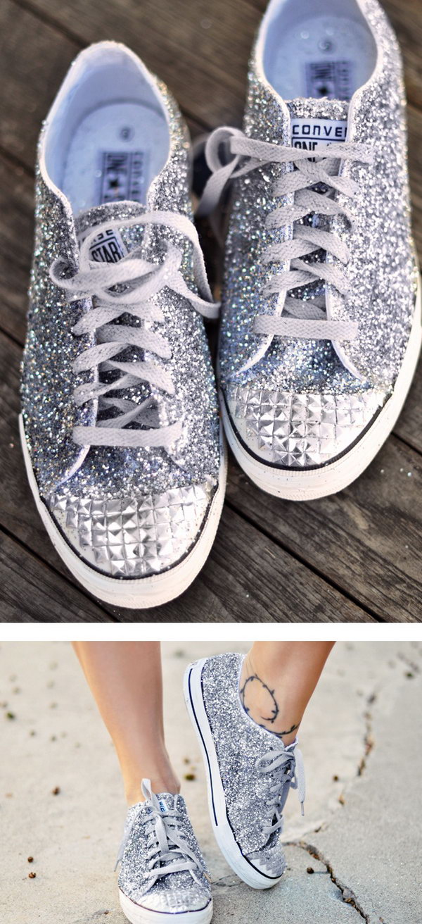 Bling Bling Converse Shoes.