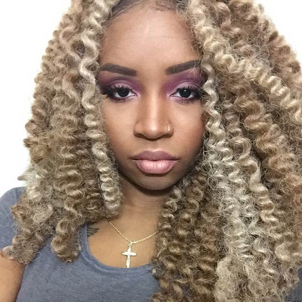 crochet braid hairstyle