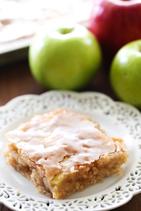 Caramel Apple Sheet Cake.