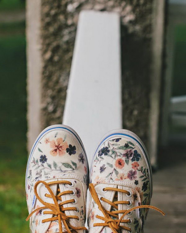 Floral Vans Restyle Sneaker.