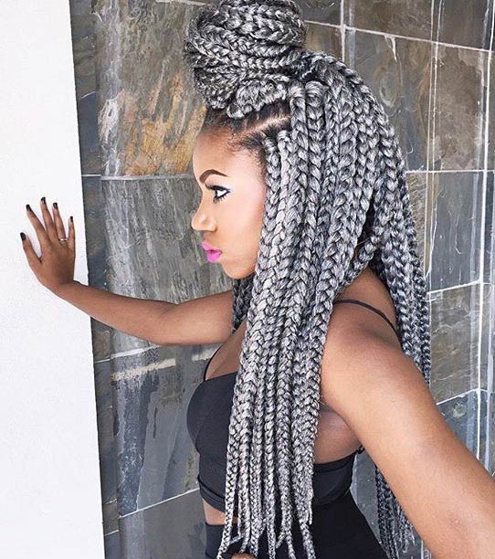 crochet braid hairstyle