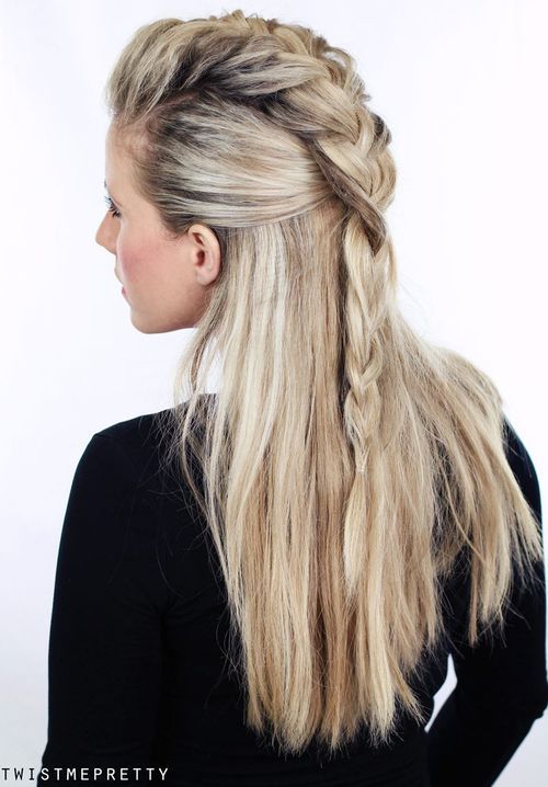 Half Braided Hairstyles