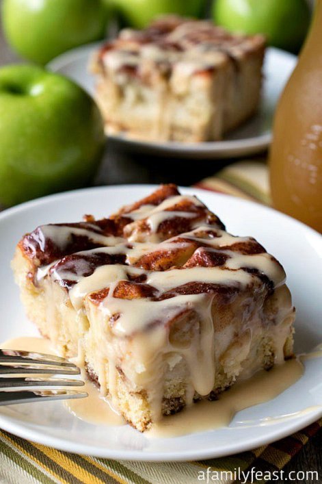 New England Apple Cider Cake.