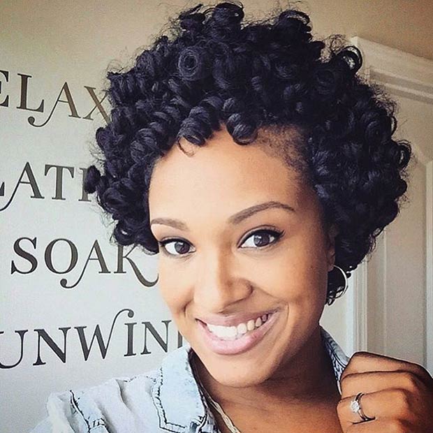 crochet braid hairstyle