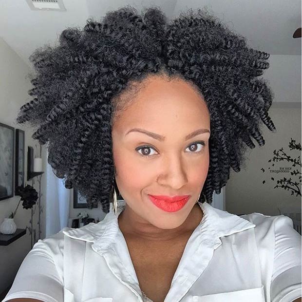 crochet braid hairstyle