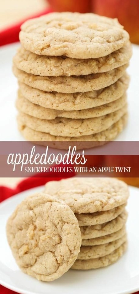 Snickerdoodles with an Apple Twist.
