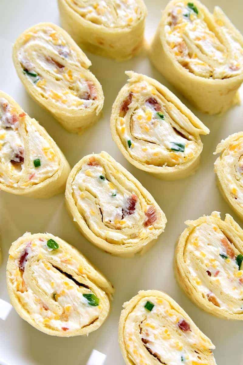 Bacon Cheddar Ranch Pinwheels.