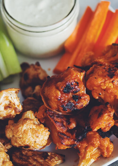 Cauliflower Buffalo Wings 3 Ways.