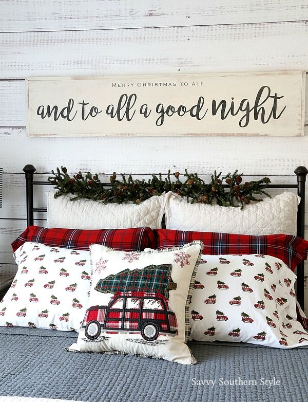 Christmas Bedroom Sign.