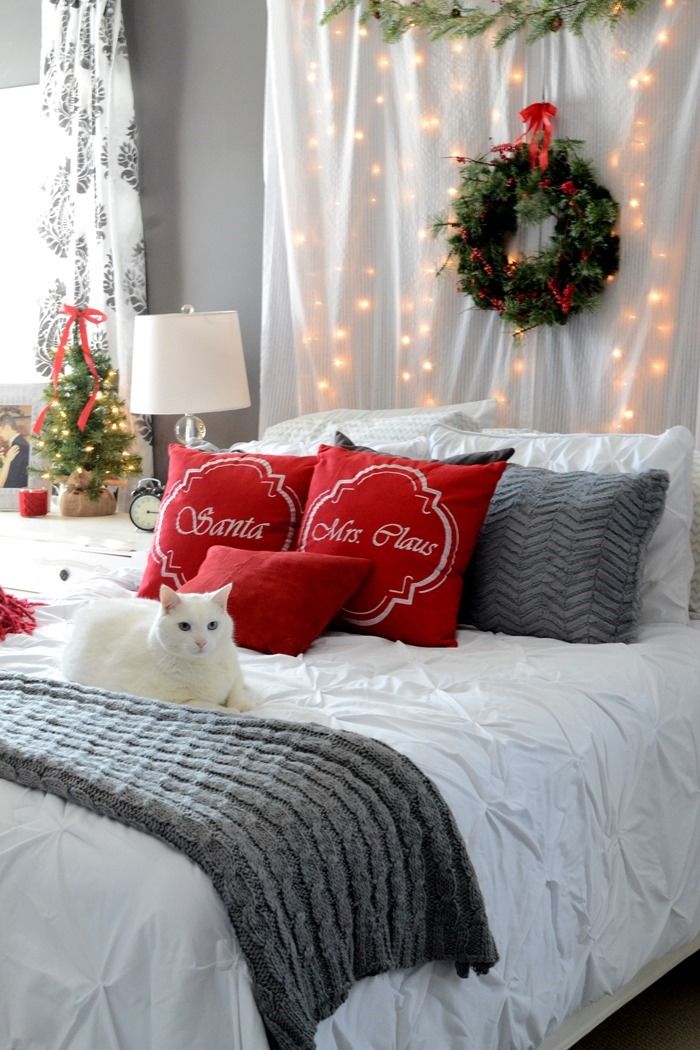 Christmas String Lights Bedroom Decor.