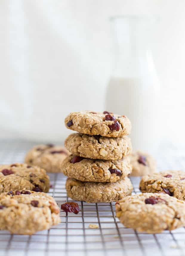 Cranberry Coconut Oatmeal Cookies from Making Thyme for Health