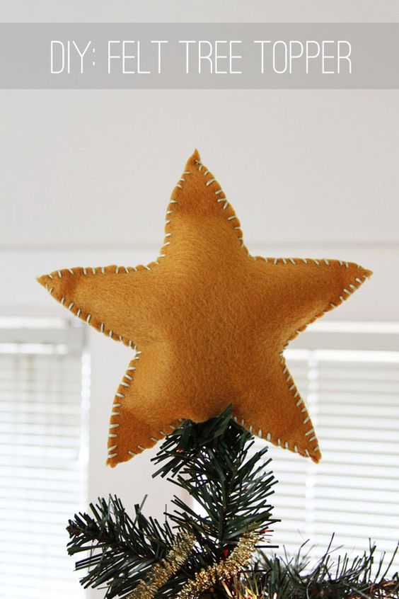 DIY Felt Tree Topper.