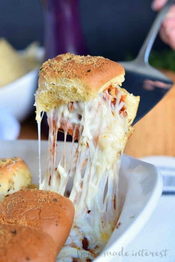 Easy Meatball Sliders.