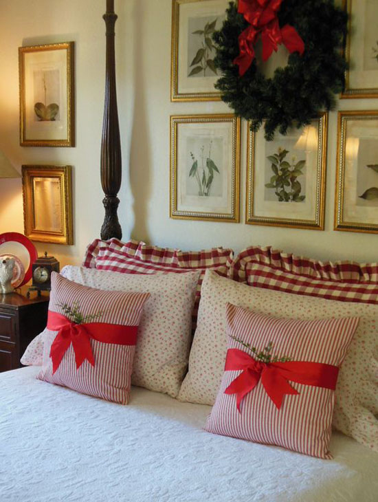 Graceful Christmas Bedroom.