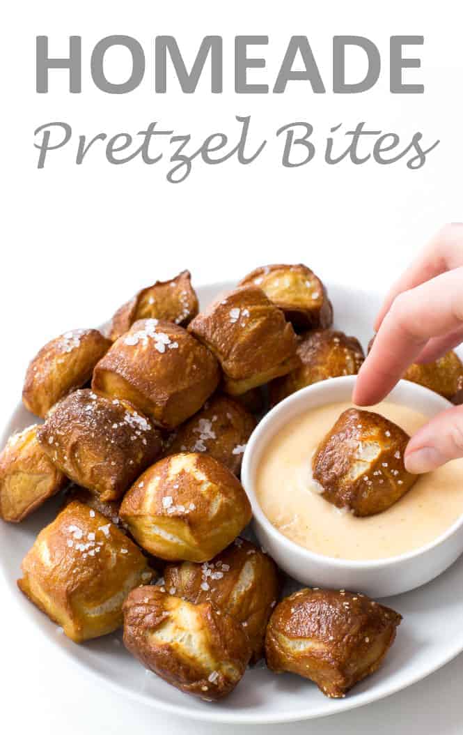 Homemade Pretzel Bites.