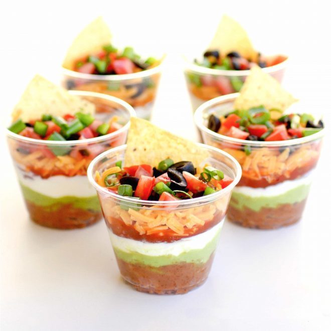 Individual Seven Layer Dips