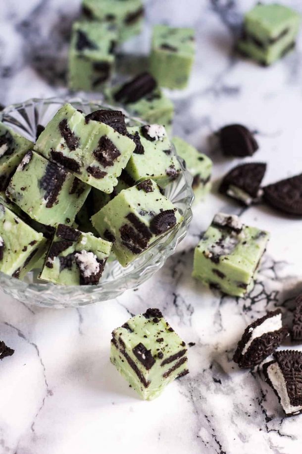 Mint Chocolate Oreo Fudge