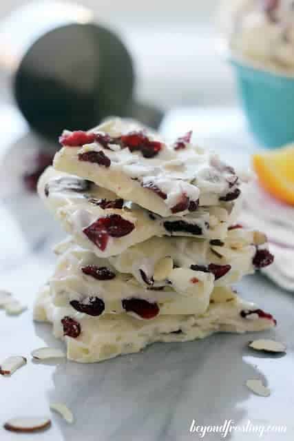 Orange Cranberry Almond Bark