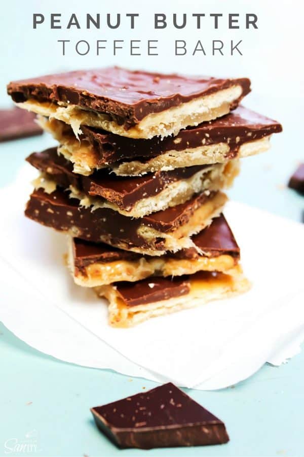 Peanut Butter Toffee Bark