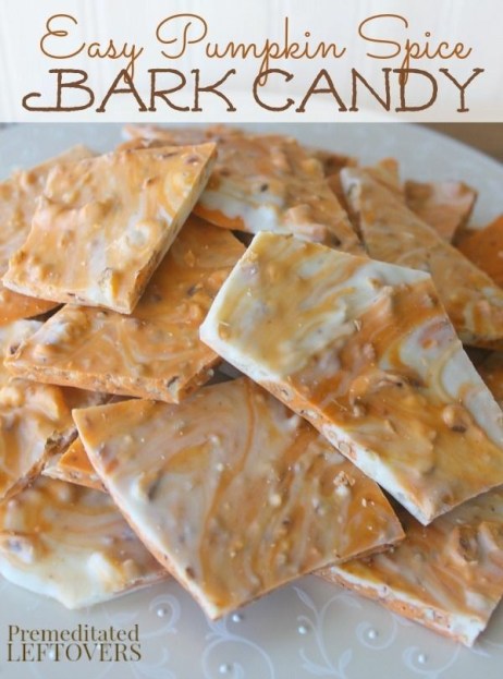 Pumpkin Spice Bark Candy.