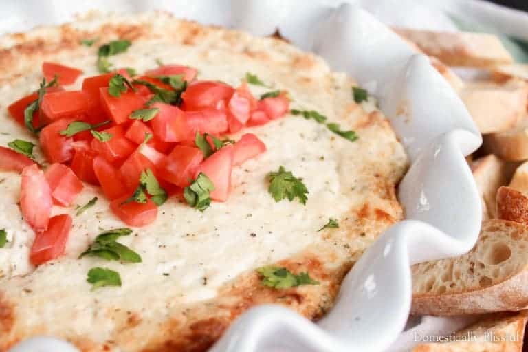 Smoked Mozzarella Dip.