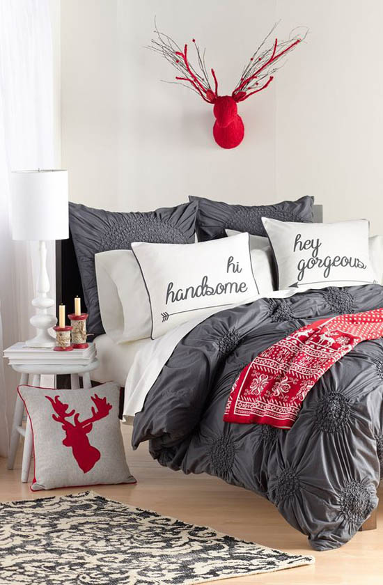 Sweet Hearts Christmas Bedroom.