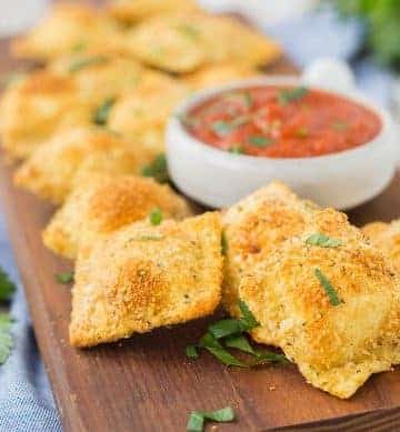 Toasted Cheese Ravioli.