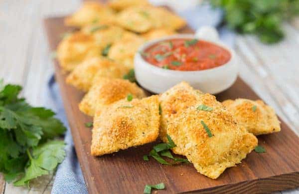 Toasted Cheese Ravioli.