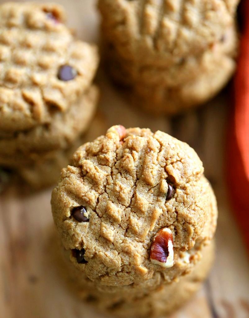 Vegan Peanut Butter Cookies With Pecans from Vegan Richa