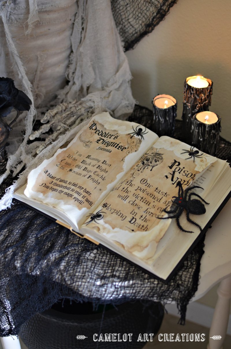 Halloween Spell Book.