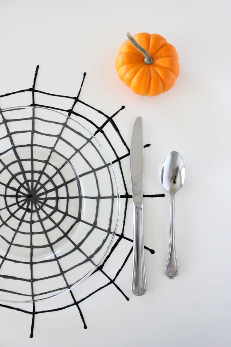 Halloween Spiderweb Place Mats.