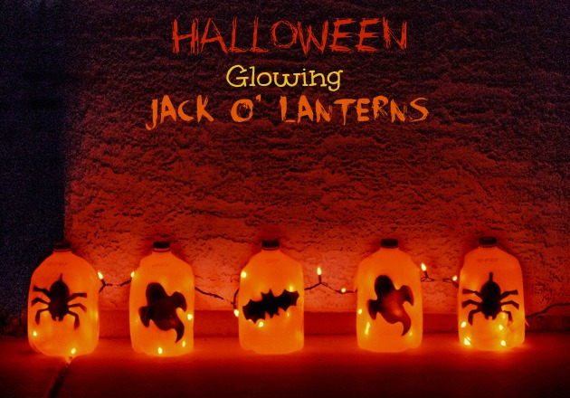 Halloween glowing jack o’ lanterns by Sassy Girlz