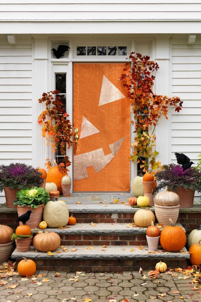 Jack O Lantern Door by Woman’s Day