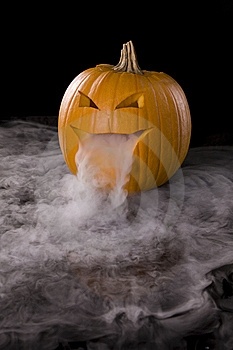 Jack-O-Lantern Halloween Fog.