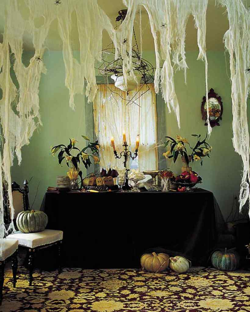 Spooky Halloween Party Curtains. Halloween Party Decoration