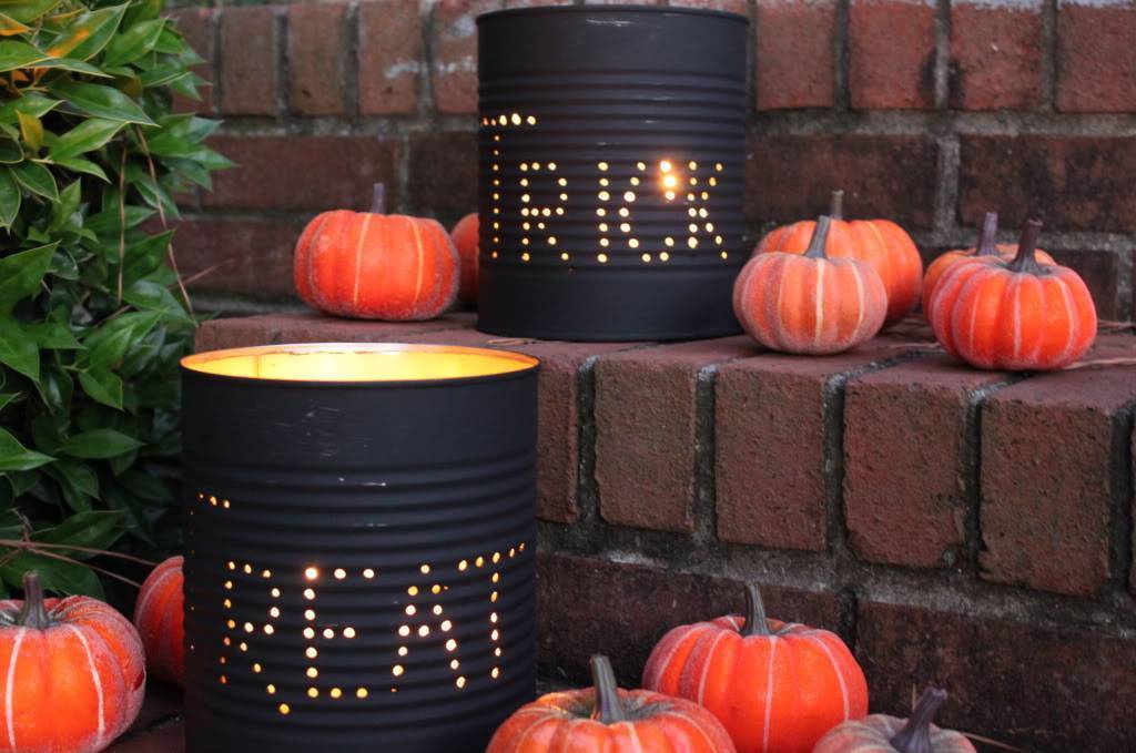 Trick or Treat Luminaries. Halloween Party Decoration